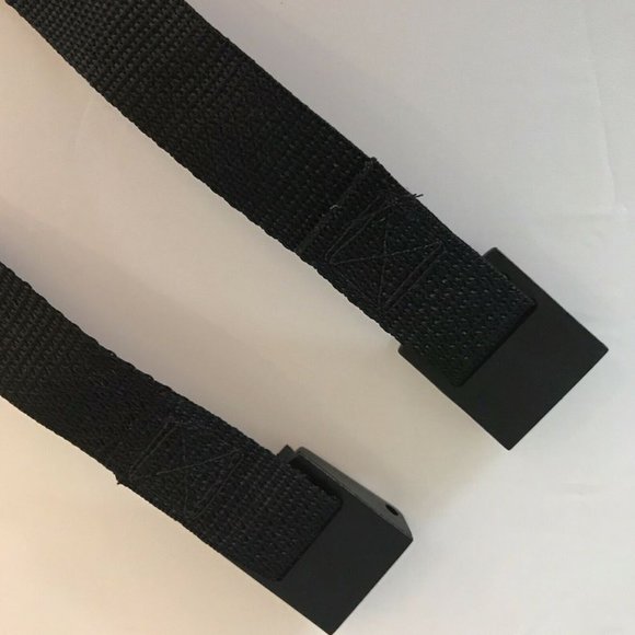 Replacement Straps For Air Force 1 Mid Shoes - Color Black - Set of 2- New - Picture 3 of 7